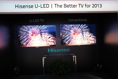 U-LED與LED暗場、色域、畫質(zhì)的對比