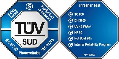 TUV SUD 長期老化耐久認(rèn)證標(biāo)志